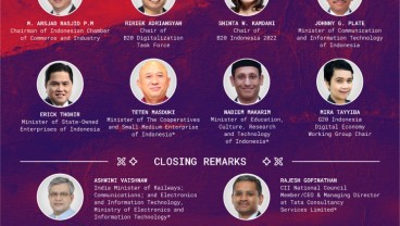 Forum B20-G20 Indonesia Bahas Rekomendasi Transformasi Digital