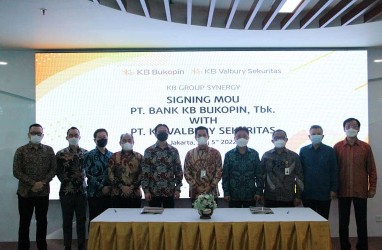 Bank KB Bukopin Jalin Nota Kesepahaman dengan KB Valbury Sekuritas