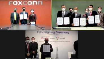 Investasi Baterai Mobil Listrik Foxconn, Menteri Bahlil Jamin Direalisasi Kuartal Akhir 2022
