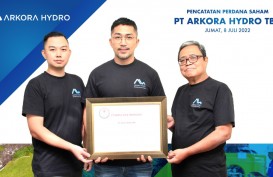 Saham Arkora Hydro (ARKO) Listing Perdana di BEI, Koreksi 2,67 Persen