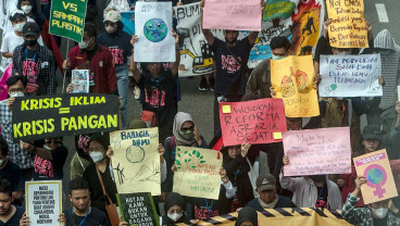 Anak-Anak Muda se-Pulau Jawa Gelar Unjuk Rasa Terkait Krisis Iklim