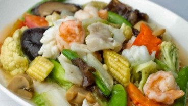 Resep Hari Ini: Capcay Seafood Kuah Kental