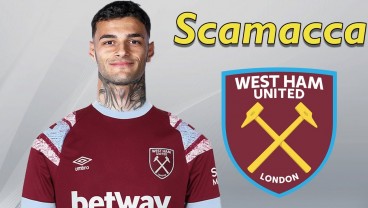 Transfer Pemain Liga Italia: Scamacca Pindah dari Sassuolo ke West Ham