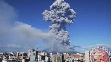 Gunung Berapi Sakurajima di Jepang Meletus, Warga Dievakuasi