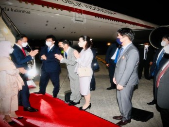 Kunjungi Jepang, Jokowi Tiba di Bandar Udara Haneda Tokyo