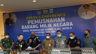 Kanwil DJBC Jatim II Berhasil Menghimpun Cukai Rp33,27 Triliun