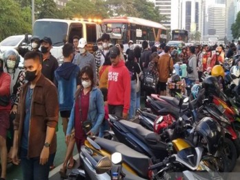 Parkir Liar Citayam Fashion Week, 16 Sepeda Motor Disita