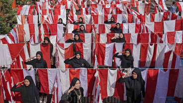 Pencucian Bendera Merah Putih Masal