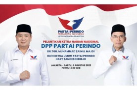 Tuan Guru Bajang Jadi Ketua Harian Perindo