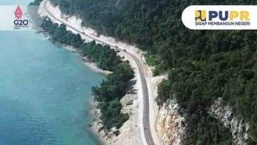 Keren! Jalan Baru di Pulau Natuna Suguhkan Pemandangan Indah