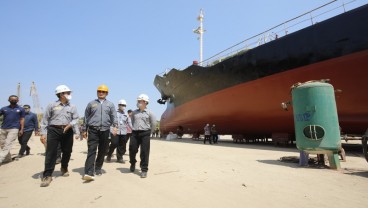 Dok Pantai Lamongan Berhasil Docking Kapal yang Keseribu