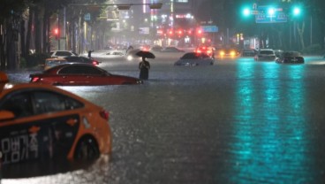 Seoul Banjir! Listrik Padam, Stasiun Kereta Bawah Tanah Terendam