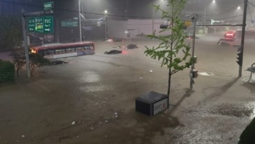 Foto-Foto Kota Seoul Dilanda Banjir Besar