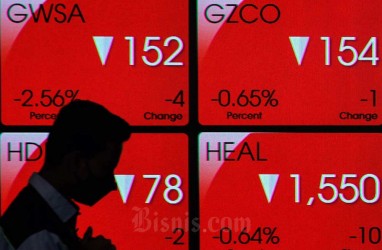 Saham KLIN hingga JARR Longsor di Pucuk Top Losers Hari Ini