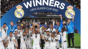 Real Madrid Juara Piala Super UEFA, Kalahkan Frankfurt 2-0