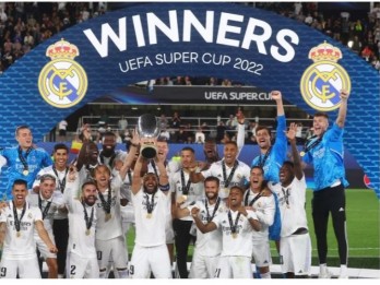 Real Madrid Juara Piala Super UEFA, Kalahkan Frankfurt 2-0