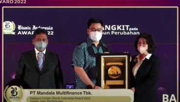 Mandala Multifinance (MFIN) Emiten Pembiayaan Terbaik Bisnis Indonesia Award 2022