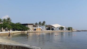 Perayaan HUT ke-77 RI, Pantai Ancol Masih Sepi Pengunjung