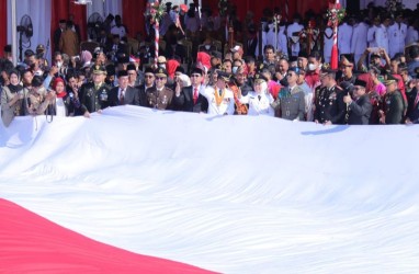 Makna Bendera Raksasa dalam Perayaan HUT ke-77 RI di Palembang