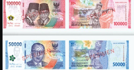 Pecahan uang kertas Tahun Emisi 2022./Bank Indonesia