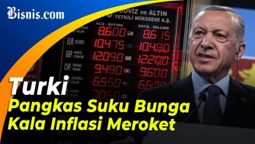 Erdogan Paksa Bank Sentral Turunkan Suku Bunga Meski Inflasi