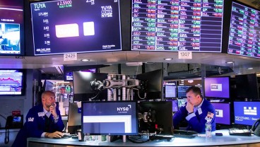 Wall Street Koreksi Ditekan Saham Amazon, Apple dan Microsoft