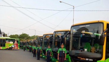 Bus Damri Rute Sidoarjo Surabaya Gresik Resmi Beroperasi