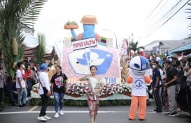 Ramaikan TIFF 2022, Float Pupuk Kaltim Raih The Most Outstanding Presentation of Flower