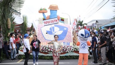 Ramaikan TIFF 2022, Float Pupuk Kaltim Raih The Most Outstanding Presentation of Flower
