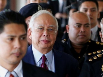 Ditolak Banding, Mantan PM Malaysia Najib Razak Hadiri Sidang 1MDB
