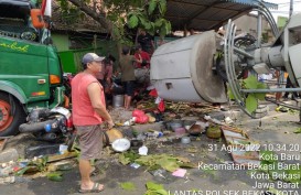Viral di Twitter! Kecelakaan Maut Truk Dekat SD di Bekasi