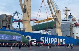 Akhirnya! Rangkaian Kereta Cepat Jakarta-Bandung Tiba di Tanjung Priok