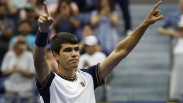 Lolos ke Semifinal US Open 2022, Alcaraz Bakal Gantikan Nadal, Djokovic, dan Federer?