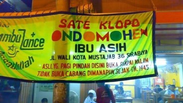 Sate Kelopo Ondomohen Bu Asih, Kuliner Wajib untuk Pelancong Surabaya