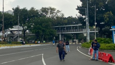 Demo di Patung Kuda, Jalan Menuju Istana Negara Ditutup Kawat Berduri