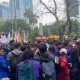 Demo BBM, Mahasiswa BEM SI dan Polisi Sempat Saling Dorong