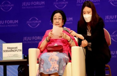 Megawati Serukan Hentikan Perang di Jeju Forum 2022