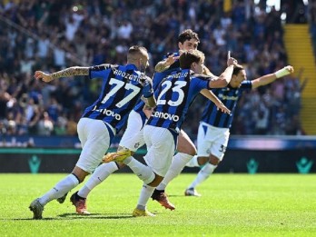 Hasil Liga Italia: Inter Milan Takluk di Markas Udinese