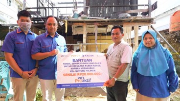 Peduli Korban Kebakaran Gunung Telihan, Pupuk Kaltim Salurkan Bantuan Kemanusiaan