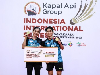Indonesia International Series 2022: Ririn/Virni Sukses Naik Podium Juara