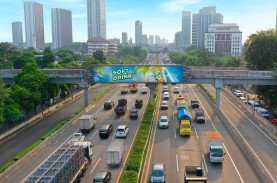 Iklan Digital 'TV Raksasa' Ramai Hiasi Jalanan Jakarta
