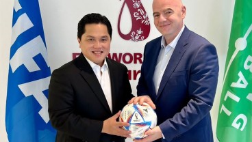 Bertemu Erick Thohir, Presiden Fifa Dukung Pengembangan Sepak Bola Indonesia