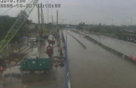 Tol BSD Ditutup Imbas Banjir, Kendaraan Dialihkan ke Jalur Alternatif