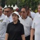 Puan dan Airlangga Jalan Sehat di Monas