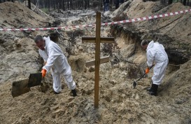 Ukraina Temukan Kuburan Massal Berisi 180 Mayat di Kota Lyman