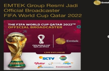 Indeks LQ45 Melemah, Saham Pemegang Hak Siar Piala Dunia 2022 Jatuh 4,6 Persen