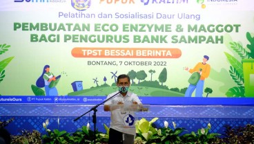 Tingkatkan Kapasitas Pengelola Bank Sampah, Pupuk Kaltim Gelar Pelatihan Daur Ulang Pembuatan Eco Enzyme dan Maggot