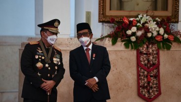 Mahfud MD Tiba di Istana Serahkan Investigasi Tragedi Kanjuruhan ke Jokowi