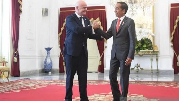 Presiden FIFA Temui Jokowi di Istana Merdeka, Empat Poin ini Bakal Jadi Bahasan