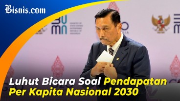 Luhut Sebut Pendapatan Per Kapita Indonesia Tembus 10.000 Dolar AS